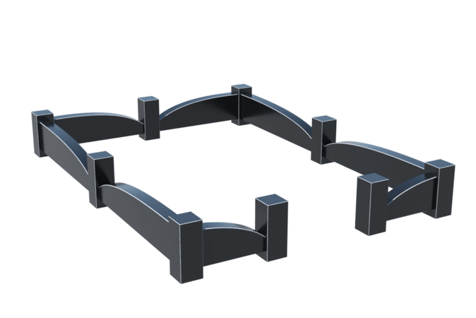 Цоколи на могилу в Калуге | Цоколь на могилу №0038