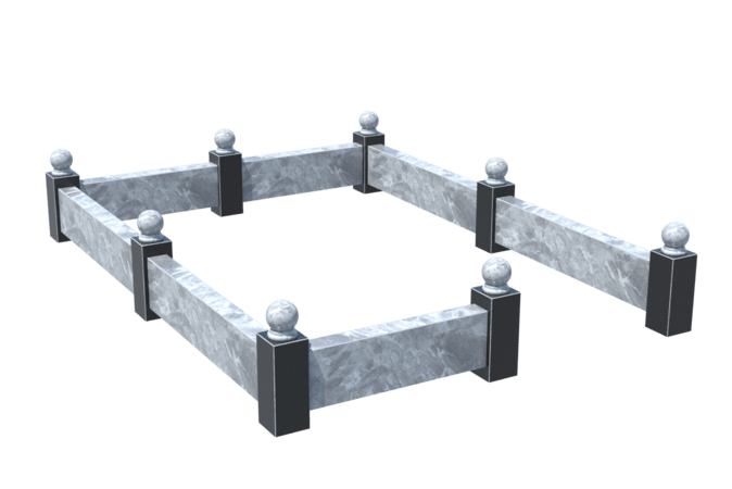 Цоколи на могилу в Калуге | Цоколь на могилу №0031