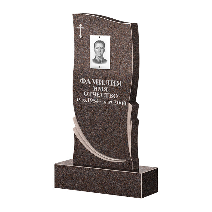 Гранитные памятники в Калуге | Памятник из гранита Елизовский ФГЦ-044