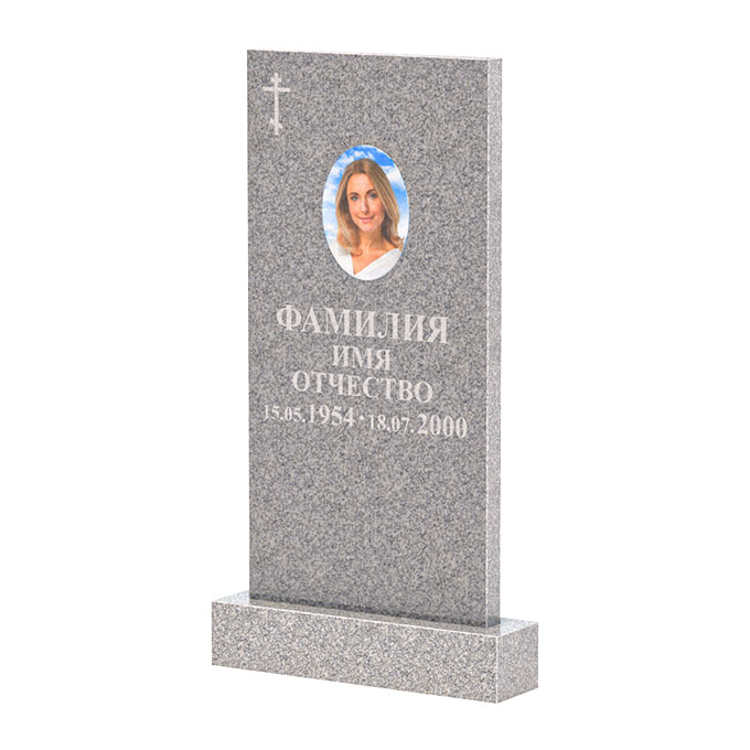 Памятники из цветного гранита в Калуге | Памятник из Сибирского гранита прямой