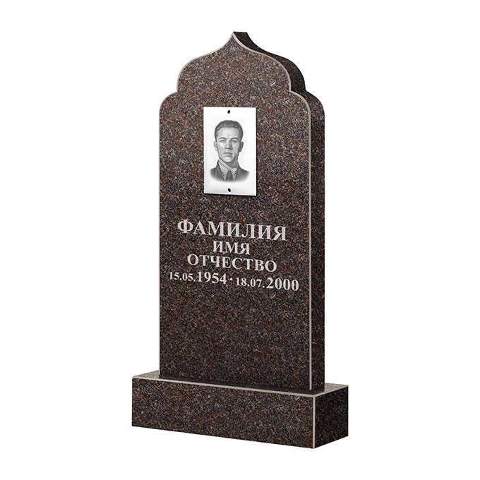 Памятники из цветного гранита в Калуге | Памятник из гранита Елизовский ФГЦ-037