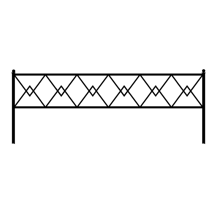 Кованые изделия в Калуге | Кованая оградка ОГ.002