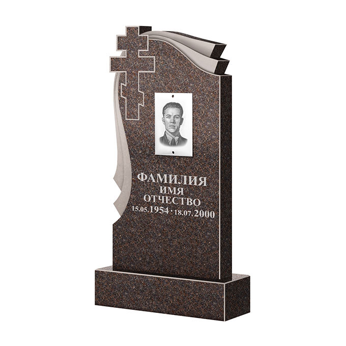 Гранитные памятники в Калуге | Памятник из гранита Елизовский ФГЦ-081