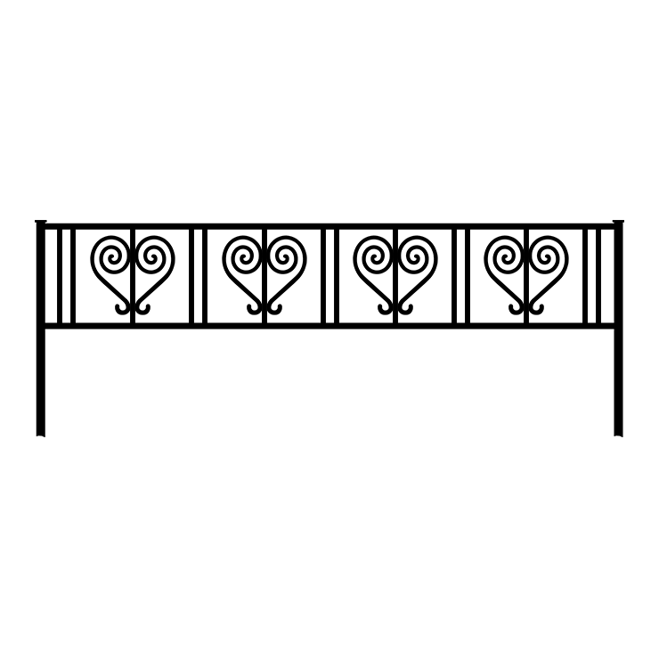 Кованые изделия в Калуге | Кованая оградка ОГ.005
