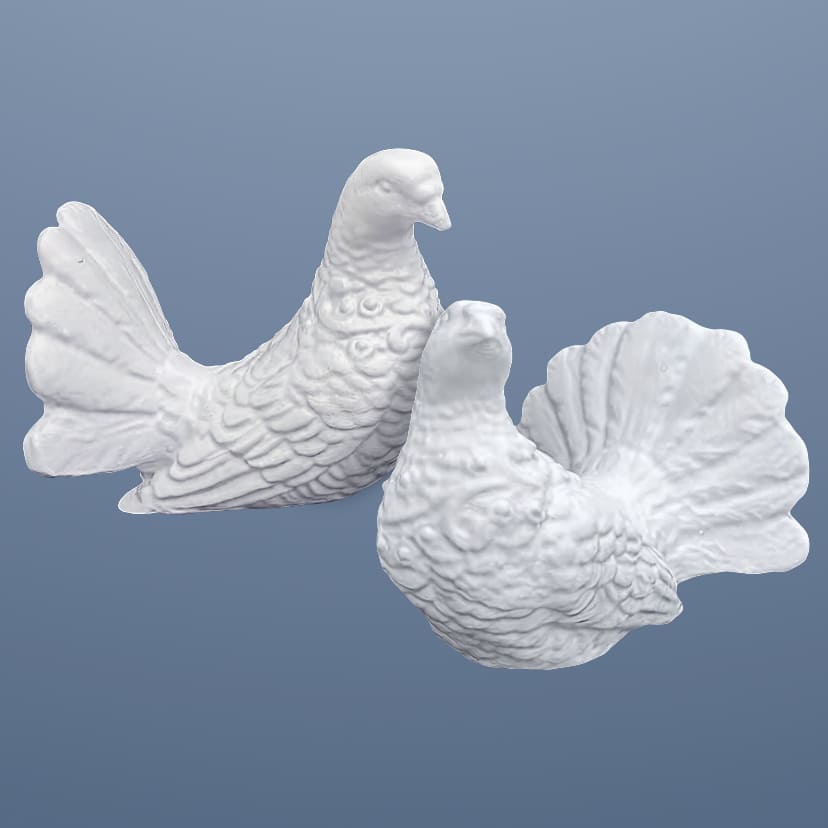 Скульптуры из искусственного мрамора в Калуге | Голубь пара