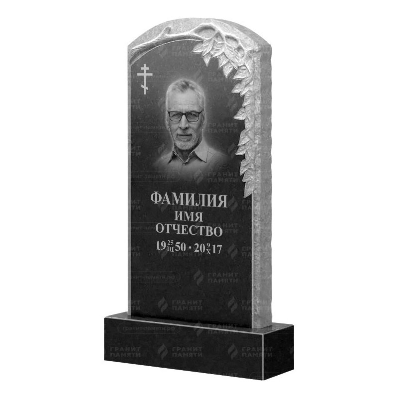 Памятники из гранита с деревом в Калуге | Гранитный памятник ФГ-107