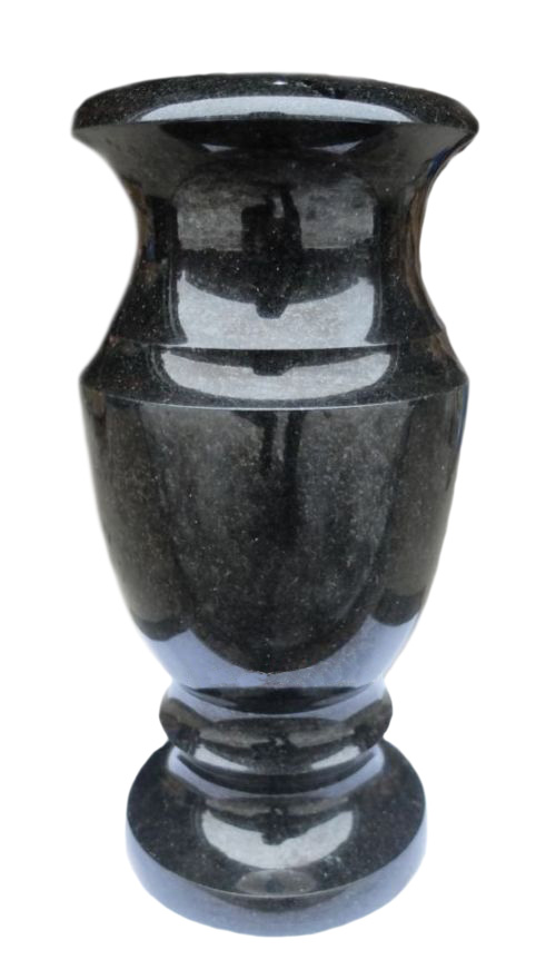 Вазы из камня в Калуге | Ваза гранитная «Габбро 30»