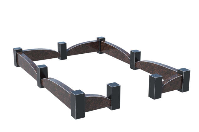 Цоколи на могилу в Калуге | Цоколь на могилу №0042