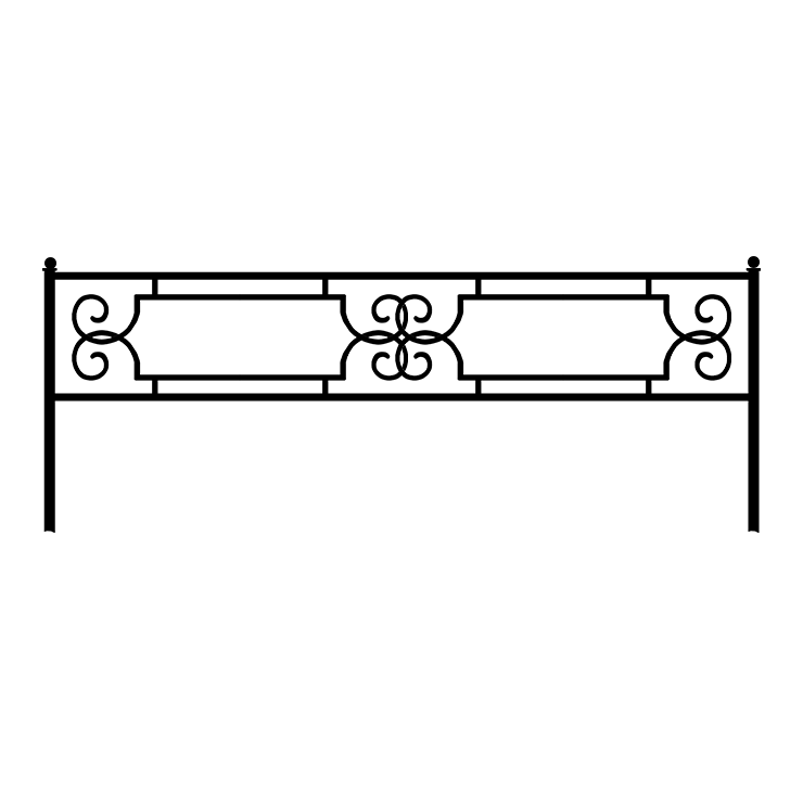 Кованые изделия в Калуге | Кованая оградка ОГ.004