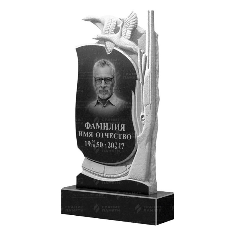 Памятники из гранита резные в Калуге | Гранитный памятник ФГ-122