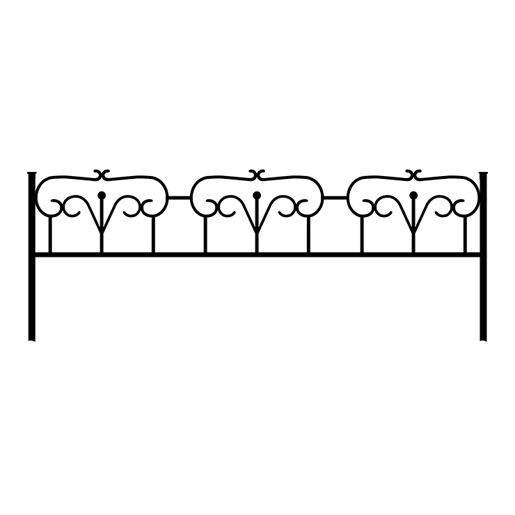 Металлические оградки, столы, скамейки в Калуге | Оградка №2