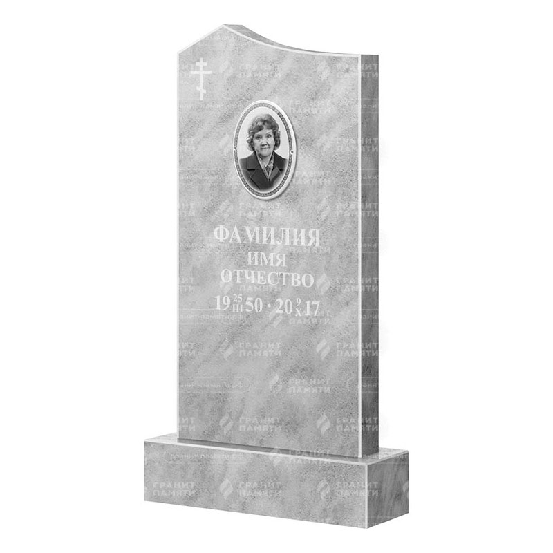 Бюджетные памятники в Калуге | Мраморный памятник ФМ-008