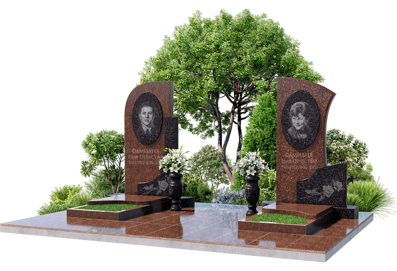 Уход и озеленение мест захоронений в Калуге