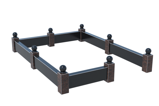 Цоколи на могилу в Калуге | Цоколь на могилу №0035