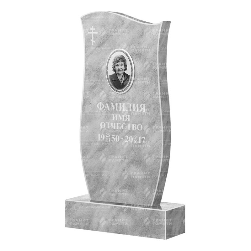 Бюджетные памятники в Калуге | Мраморный памятник ФМ-033