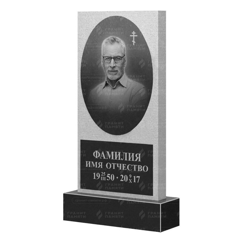 Памятники из гранита вертикальные в Калуге | Гранитный памятник ФГ-166
