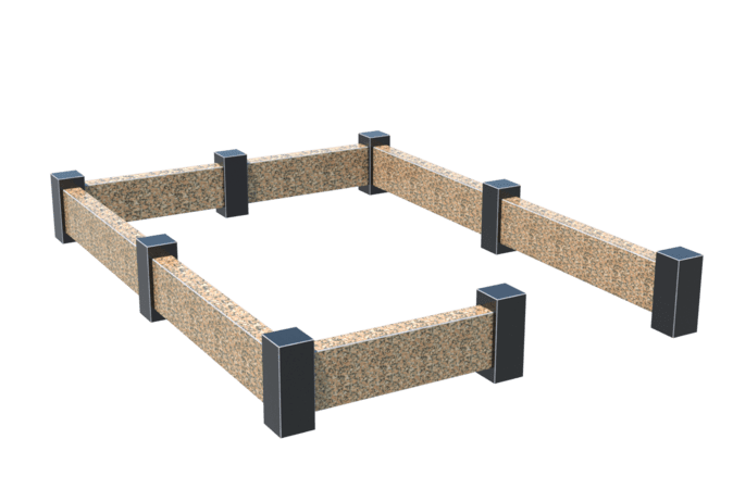 Цоколи на могилу в Калуге | Цоколь на могилу №0037