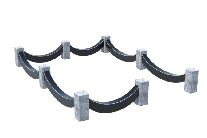 Цоколи на могилу в Калуге | Цоколь на могилу №0023