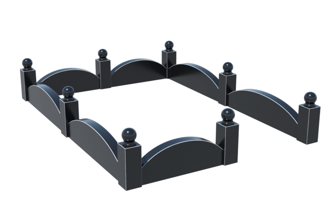 Цоколи на могилу в Калуге | Цоколь на могилу №0002