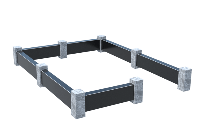 Цоколи на могилу в Калуге | Цоколь на могилу №0032