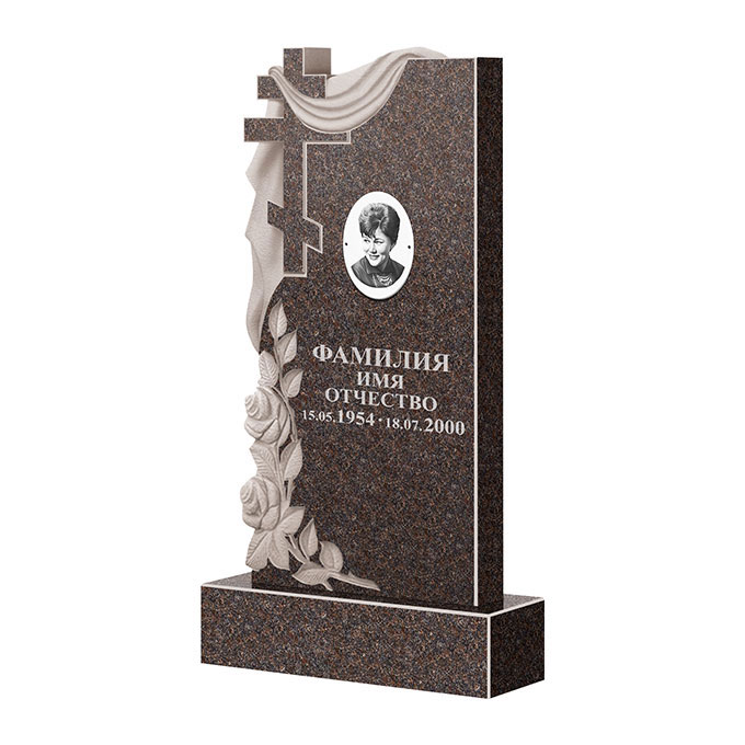 Гранитные памятники в Калуге | Памятник из гранита Елизовский ФГЦ-189