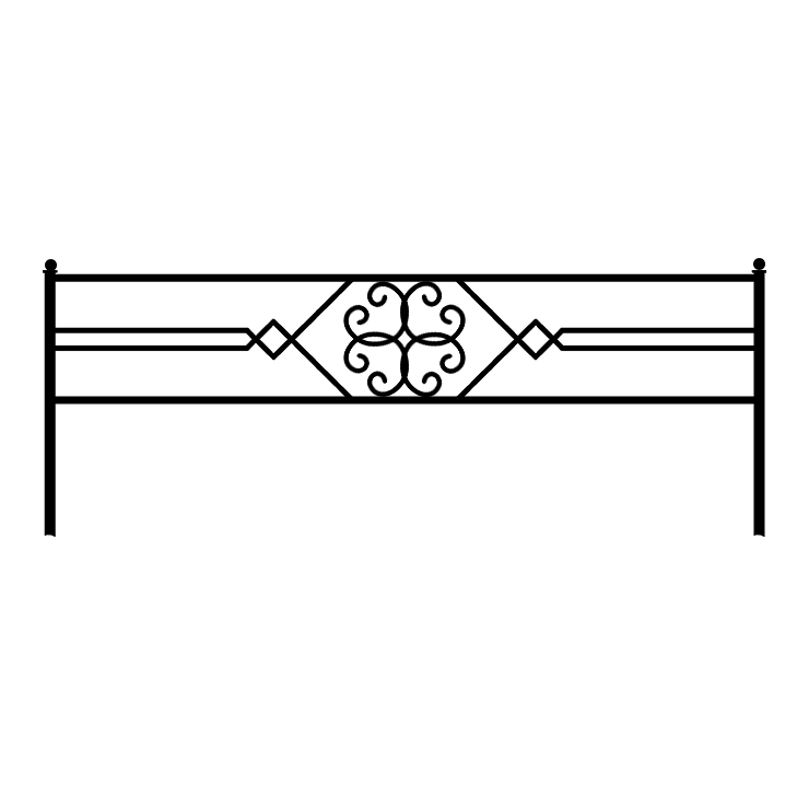 Кованые изделия в Калуге | Кованая оградка ОГ.003