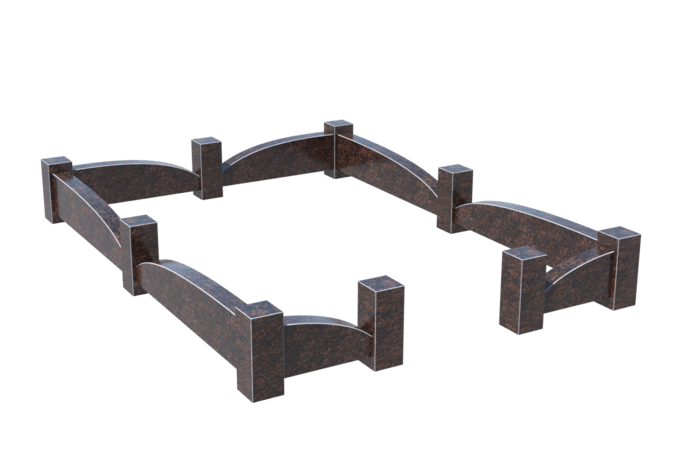 Цоколи на могилу в Калуге | Цоколь на могилу №0043