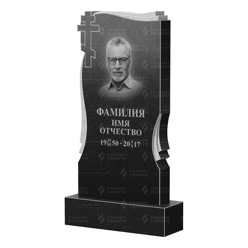 Памятники из гранита вертикальные в Калуге | Гранитный памятник ФГ-185