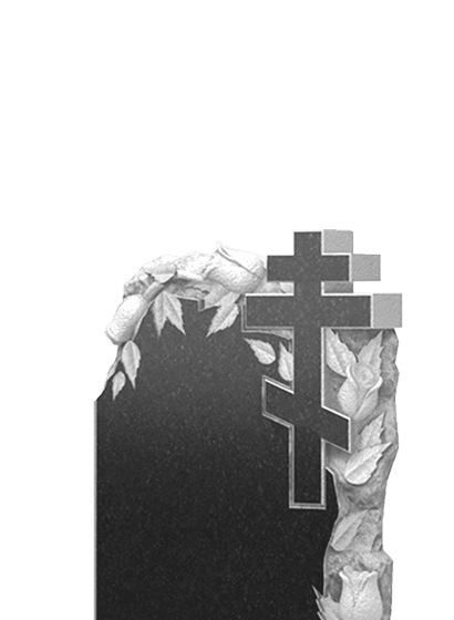 Памятники из гранита с цветами в Калуге